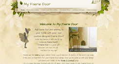 Desktop Screenshot of myfaeriedoor.com